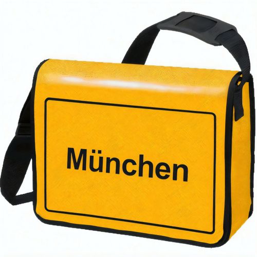 LorryBag® Tasche Modul 1 'München' (Art.-Nr. CA741898) - Der Werbeartikel im Ortsschild-Design...