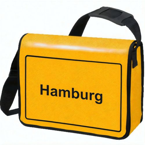 LorryBag® Tasche Modul 1 'Hamburg' (Art.-Nr. CA843808) - Der Werbeartikel im Ortsschild-Design...