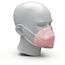 Atemschutzmaske "Colour" FFP2 NR, einzeln (pink) (Art.-Nr. CA018594)