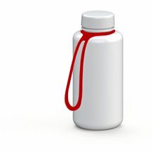Trinkflasche "Refresh", 700 ml, inkl. Strap (weiß) (Art.-Nr. CA030173)