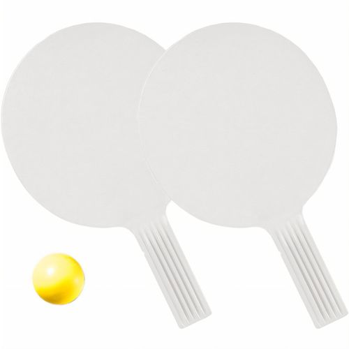 Tischtennis-Set "Massiv" (Art.-Nr. CA045534) - Eine leicht angeraute Schlägeroberfläc...