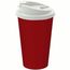 Kaffeebecher "Premium Deluxe" (standard-rot, weiß) (Art.-Nr. CA051328)