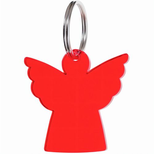 Schlüsselanhänger "Engel" (Art.-Nr. CA057893) - Anhänger aus transparentem Kunststof...
