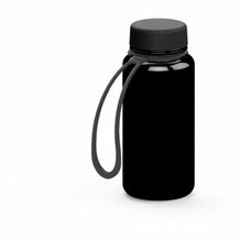Trinkflasche "Refresh", 400 ml, inkl. Strap (Schwarz) (Art.-Nr. CA084404)