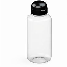 Trinkflasche "Sports", 700 ml (transparent, schwarz) (Art.-Nr. CA085964)