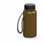 Trinkflasche "Refresh", 400 ml, inkl. Strap (gold, schwarz) (Art.-Nr. CA107165)