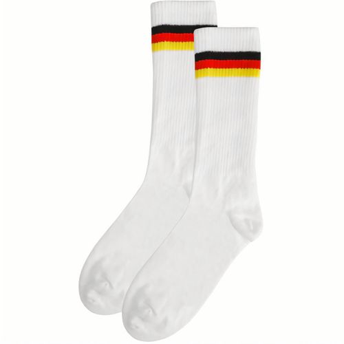 Socken "Germany", 38-41 (Art.-Nr. CA113815) - Perfekter Fan-Artikel: Die weißen unise...