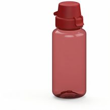 Trinkflasche "School", 400 ml (transluzent-rot, rot) (Art.-Nr. CA127179)