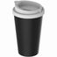 Kaffeebecher "PremiumPlus" (schwarz, weiß) (Art.-Nr. CA132975)
