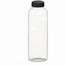 Trinkflasche Carve "Refresh", 1,0 l (transparent, schwarz) (Art.-Nr. CA140704)
