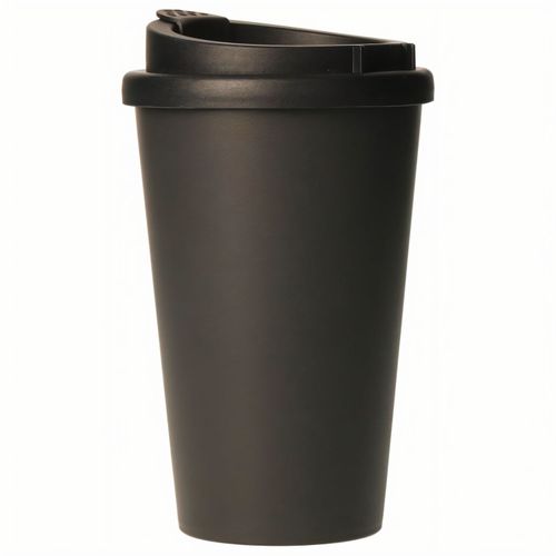 Bio-Kaffeebecher "PremiumPlus" (Art.-Nr. CA144741) - Großzügiger To-Go-Becher aus doppelwan...