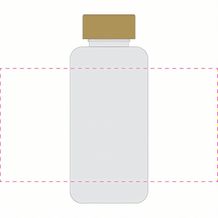 Trinkflasche 'Natural' klar-transparent inkl. Strap 1, 0 l (transparent / transparent) (Art.-Nr. CA147045)