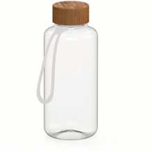 Trinkflasche "Natural", 1,0 l, inkl. Strap (transparent) (Art.-Nr. CA147045)
