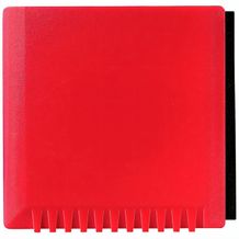 Eiskratzer "Quadrat" mit Wasserabstreifer (standard-rot) (Art.-Nr. CA148185)