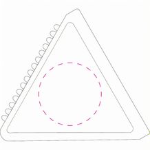 Eiskratzer "Dreieck" (standard-rot) (Art.-Nr. CA150136)