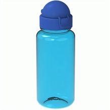 Trinkflasche "Junior", 400 ml (transparent-blau, standard-blau PP) (Art.-Nr. CA152427)
