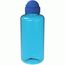 Trinkflasche "Junior", 1,0 l (transparent-blau, standard-blau PP) (Art.-Nr. CA169588)