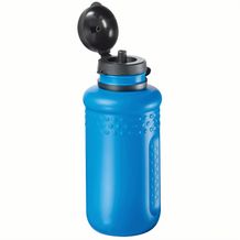 Trinkflasche "Fahrrad" 0,5 l mit Verschlusskappe (blau) (Art.-Nr. CA171202)