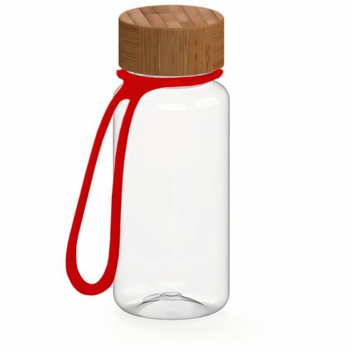 Trinkflasche "Natural", 400 ml, inkl. Strap (Art.-Nr. CA171813) - Sieht aus wie Glas, wiegt aber nicht...