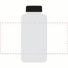 Trinkflasche "Refresh" Colour inkl. Strap, 0,7 l (transluzent-rot / weiß) (Art.-Nr. CA182546)
