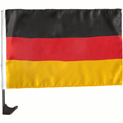 Autofahne 'Nationalflagge' (Art.-Nr. CA184010) - Inklusive schwarzer Halterung. Stab 40...