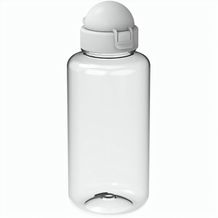 Trinkflasche "Junior", 700 ml (transparent, weiß) (Art.-Nr. CA189793)
