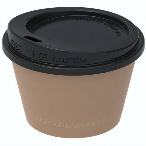 Kaffeebecher "ToGo", 0,1 l (Art.-Nr. CA189850) - Die Welt sieht mit einem Kaffee in der...