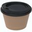 Kaffeebecher "ToGo", 0,1 l (beständiges braun, schwarz) (Art.-Nr. CA189850)