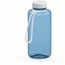 Trinkflasche "Refresh", 1,0 l, inkl. Strap (transluzent-blau, weiß) (Art.-Nr. CA191132)