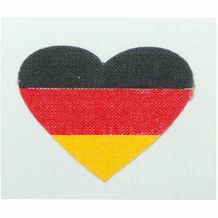 Fantape 'Herz' einzeln (Deutschland-Farben) (Art.-Nr. CA202323)