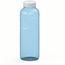 Trinkflasche Carve "Refresh", 1,0 l (transparent-blau, weiß) (Art.-Nr. CA208231)