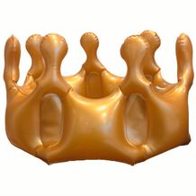 Aufblasbare Krone 'King' (gold) (Art.-Nr. CA214379)