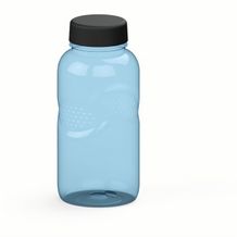 Trinkflasche Carve "Refresh", 500 ml (transparent-blau, schwarz) (Art.-Nr. CA214781)