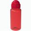 Trinkflasche "Junior", 400 ml (transparent-rot, standard-rot) (Art.-Nr. CA219118)
