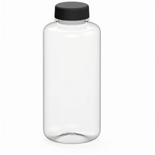 Trinkflasche "Refresh", 1,0 l (transparent, schwarz) (Art.-Nr. CA239870)