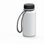 Trinkflasche "Refresh", 400 ml, inkl. Strap (weiß, schwarz) (Art.-Nr. CA246663)