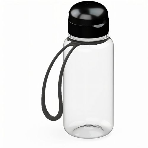 Trinkflasche "Sports", 400 ml, inkl. Strap (Art.-Nr. CA250953) - Die perfekte Flasche für Kindergarten...
