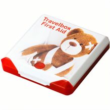 Travelbox "First Aid" (weiß, trend-rot PP) (Art.-Nr. CA259158)