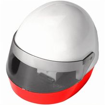 Bleistiftspitzer "Helm" (weiß, rot) (Art.-Nr. CA261669)