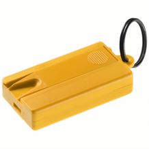 Schlüsselanhänger-Box "Anti-Zecke" (standard-gelb) (Art.-Nr. CA261697)
