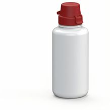Trinkflasche "School", 700 ml (weiß, rot) (Art.-Nr. CA263742)