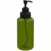 Seifenspender "Basic", 700 ml (transparent-grün, schwarz) (Art.-Nr. CA264319)