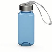 Trinkflasche "Pure", 400 ml (transparent-blau) (Art.-Nr. CA269769)