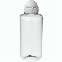 Trinkflasche "Junior", 1,0 l (transparent, weiß) (Art.-Nr. CA287076)