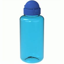 Trinkflasche "Junior", 700 ml (transparent-blau, standard-blau PP) (Art.-Nr. CA296713)