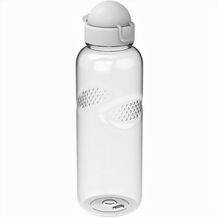 Trinkflasche Carve "Junior", 700 ml (transparent, weiß) (Art.-Nr. CA310267)