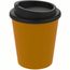 Kaffeebecher "Premium" small (standard-gelb, schwarz) (Art.-Nr. CA312652)