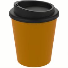 Kaffeebecher "Premium" small (standard-gelb, schwarz) (Art.-Nr. CA312652)