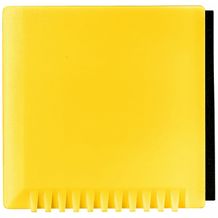 Eiskratzer "Quadrat" mit Wasserabstreifer (standard-gelb) (Art.-Nr. CA314452)
