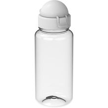 Trinkflasche "Junior", 400 ml, RENEW (transparent, weiß) (Art.-Nr. CA314764)